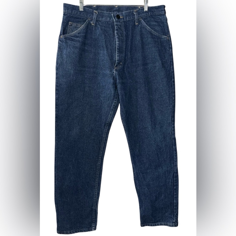 Bulwark Fr Fire Resistant Jeans Men's Welding Blue Cotton Size 36x32 workwear